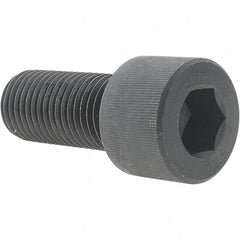 Value Collection - M30x3.50 Metric Coarse Hex Socket Drive, Socket Cap Screw - Grade 12.9 Alloy Steel, Black Oxide Finish, Fully Threaded, 70mm Length Under Head - Exact Tool & Supply