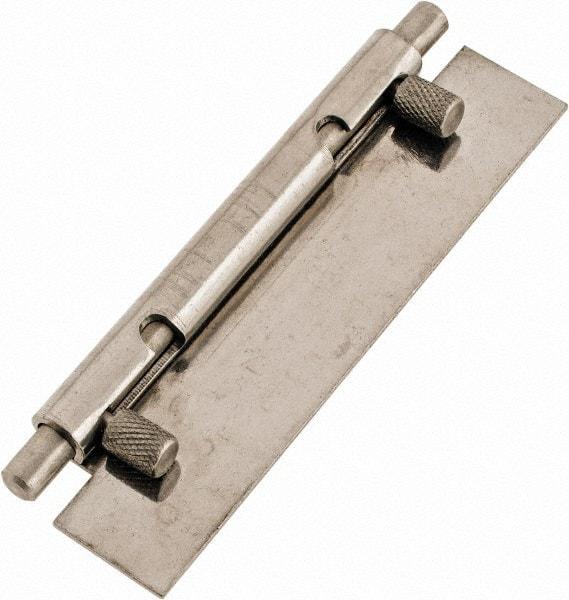 Value Collection - 4" Long x 1" Wide x 0.05" Thick, Keeper Hinge - Stainless Steel - Exact Tool & Supply