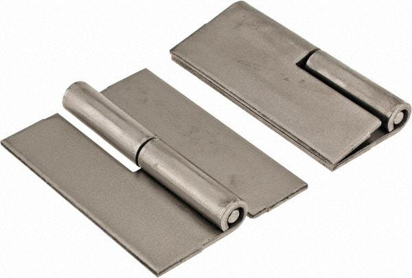 Value Collection - 1.87" Wide x 0.075" Thick, Slip Joint Hinge - Steel, Plain Finish - Exact Tool & Supply