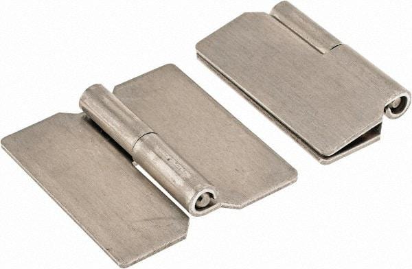Value Collection - 1.44" Wide x 0.05" Thick, Slip Joint Hinge - Aluminum, Plain Finish - Exact Tool & Supply