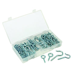 151 Pieces Hook & Eye Screw Assortment - - Eye Screws and hook screws - Exact Tool & Supply