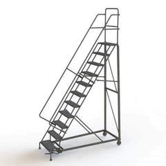 TRI-ARC - Rolling & Wall Mounted Ladders & Platforms Type: Rolling Warehouse Ladder Style: Rolling Safety Ladder - Exact Tool & Supply