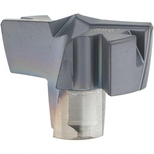 Iscar - Series FCP, 0.886" Diam Grade IC908 Replaceable Drill Tip - Carbide, TiAlN Finish, 22 Seat Size, Through Coolant - Exact Tool & Supply