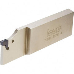 Iscar - 1.2598" Blade Height, 0.311" Blade Width, 4.3504" OAL, Left Hand Cut, Single End Indexable Cut-Off Blade - TGFH Blade, Tang-Grip Series - Exact Tool & Supply
