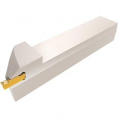 Iscar - HFH, Internal or External, Left Hand, 0.209" Max Depth of Cut, 0.118 to 0.236" Groove Width, Indexable Grooving Tool Holder - HFPL Insert Compatibility, 1" Shank Height, 1" Shank Width, 6" OAL - Exact Tool & Supply