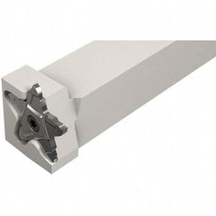 Iscar - External Thread, 0.197" Max Depth of Cut, 2.39mm Min Groove Width, 5" OAL, Right Hand Indexable Grooving Cutoff Toolholder - 3/4" Shank Height x 3/4" Shank Width, C#-ASH../PENTA 34F Insert Style, PCHPRS Toolholder Style, Series PentaCut - Exact Tool & Supply