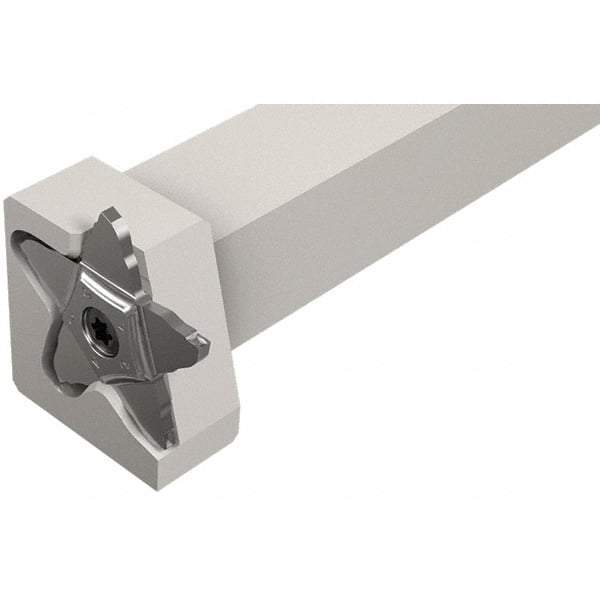 Iscar - External Thread, 0.3937" Max Depth of Cut, 1.4mm Min Groove Width, 120mm OAL, Right Hand Indexable Grooving Cutoff Toolholder - 20mm Shank Height x 20mm Shank Width, PENTA 34.. Insert Style, PCHP Toolholder Style, Series PentaCut - Exact Tool & Supply