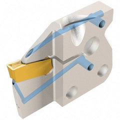 Iscar - Right Hand Cut, 5mm Insert Width, Cutoff & Grooving Support Blade for Indexables - 16mm Max Depth of Cut, 7.2mm Head Projection - Exact Tool & Supply