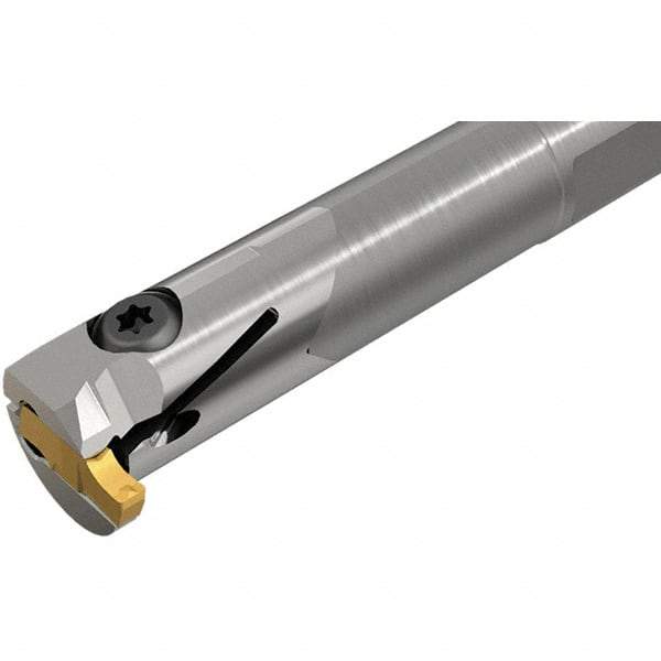 Iscar - GHI, Internal, Left Hand, 4.5mm Max Depth of Cut, 2 to 3.5mm Groove Width, Indexable Grooving Tool Holder - GI.I, TIPI Insert Compatibility, 20mm Shank Width, 200mm OAL, Through Coolant - Exact Tool & Supply