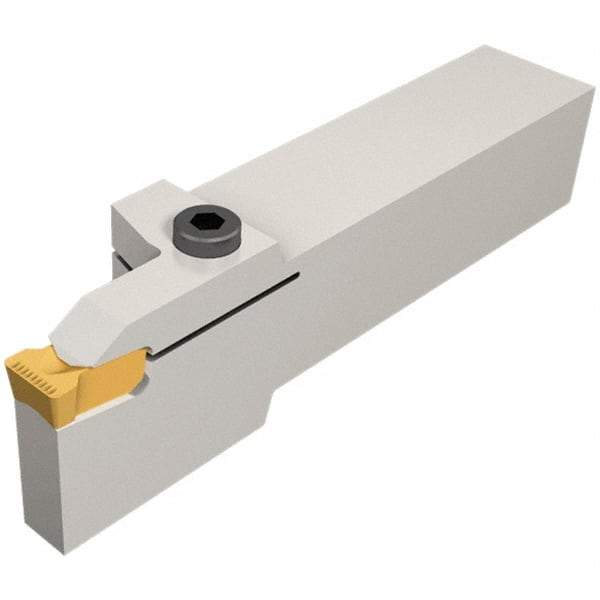 Iscar - GHD, External, Left Hand, 38mm Max Depth of Cut, 13 to 17.4mm Groove Width, Indexable Grooving Tool Holder - TIGER Insert Compatibility, 40mm Shank Height, 40mm Shank Width, 170mm OAL - Exact Tool & Supply