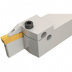 Iscar - GHD, External, Right Hand, 25mm Max Depth of Cut, 6.6 to 8.3mm Groove Width, Indexable Grooving Tool Holder - GDM.., GI.. Insert Compatibility, 32mm Shank Height, 32mm Shank Width, 170mm OAL, Through Coolant - Exact Tool & Supply