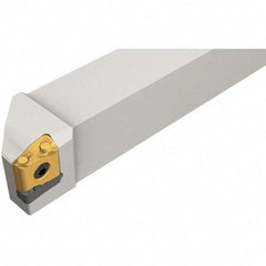 Iscar - SLAN, Left Hand Cut, 32mm Shank Height x 32mm Shank Width, Negative Rake Indexable Turning Toolholder - 170mm OAL, LNMX Insert Compatibility, Series Heliturn - Exact Tool & Supply