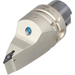 Iscar - PLAN, Right Hand Cut, 32mm Shank Height x 32mm Shank Width, Negative Rake Indexable Turning Toolholder - 170mm OAL, LNMX Insert Compatibility, Series Heliturn - Exact Tool & Supply