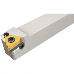 Iscar - External Thread, Left Hand Cut, 0.63" Shank Width x 0.63" Shank Height Indexable Threading Toolholder - 4" OAL, Various Insert Compatibility, SE Toolholder, Series SEL - Exact Tool & Supply