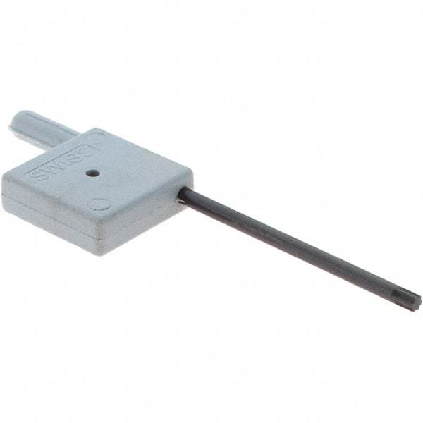 Iscar - TP8 Torx Plus Drive, Flag Handle Driver for Indexable Boring Bars, Drilling, External Turning and Facing - Compatible with Insert Screws - Exact Tool & Supply
