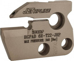 Iscar - Right Hand Cut, 6.35mm Insert Width, Cutoff & Grooving Support Blade for Indexables - 22mm Max Depth of Cut, 7.2mm Head Projection - Exact Tool & Supply