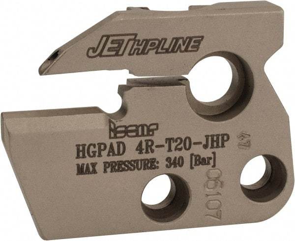 Iscar - Right Hand Cut, 4.76mm Insert Width, Cutoff & Grooving Support Blade for Indexables - 20mm Max Depth of Cut, 7.2mm Head Projection - Exact Tool & Supply