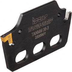 Iscar - 0.1380" Insert Width, Cutoff & Grooving Support Blade for Indexables - 0.094" Head Projection - Exact Tool & Supply