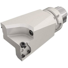 Iscar - 130mm Head Length, Modular Grooving Blade Holder Head - System Size HSK A63WH, Through Coolant - Exact Tool & Supply