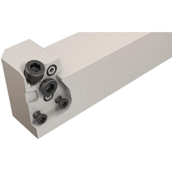Iscar - MAH, External, Left Hand, Indexable Grooving Tool Holder - 20mm Shank Height, 20mm Shank Width, 130mm OAL, Through Coolant - Exact Tool & Supply
