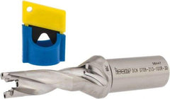 Iscar - 0.709" to 0.744" Diam, 3xD, 2.13" Max Depth, 1" Shank Diam, 5.45" OAL, Replaceable-Tip Drill - FCP, ICK, ICK-2M, ICM, ICN, ICP, iCP-2M Insert, 18 Seat Size, 45390762 Toolholder, Series SumoCham - Exact Tool & Supply