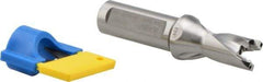 Iscar - 0.669" to 0.705" Diam, 1.5xD, 1" Max Depth, 3/4" Shank Diam, 4.03" OAL, Replaceable-Tip Drill - FCP, ICK, ICK-2M, ICM, ICN, ICP, iCP-2M Insert, 17 Seat Size, 45391554 Toolholder, Series SumoCham - Exact Tool & Supply