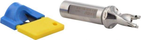 Iscar - 0.433" to 0.449" Diam, 1.5xD, 0.65" Max Depth, 5/8" Shank Diam, 3.19" OAL, Replaceable-Tip Drill - FCP, ICK, ICK-2M, ICM, ICN, ICP, iCP-2M Insert, 11 Seat Size, 45391604 Toolholder, Series SumoCham - Exact Tool & Supply