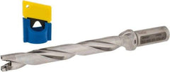 Iscar - 0.669" to 0.705" Diam, 8xD, 5.35" Max Depth, 3/4" Shank Diam, 8.38" OAL, Replaceable-Tip Drill - FCP, ICK, ICK-2M, ICM, ICN, ICP, iCP-2M Insert, 17 Seat Size, 45391646 Toolholder, Series SumoCham - Exact Tool & Supply