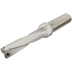 Iscar - 104mm Max Drill Depth, 4xD, 26mm Diam, Indexable Insert Drill - 2 Inserts, 32mm Shank Diam, Whistle Notch Shank - Exact Tool & Supply