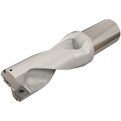 Iscar - 47mm Max Drill Depth, 2xD, 23.5mm Diam, Indexable Insert Drill - 2 Inserts, 25mm Shank Diam, Whistle Notch Shank - Exact Tool & Supply
