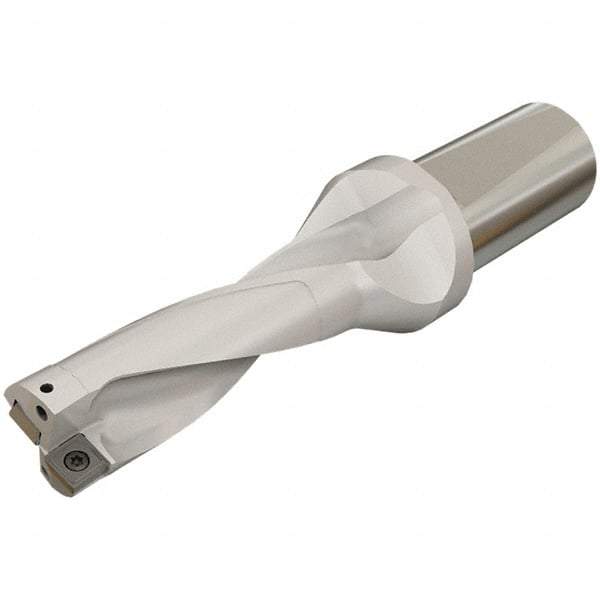 Iscar - 54mm Max Drill Depth, 3xD, 18mm Diam, Indexable Insert Drill - 2 Inserts, 25mm Shank Diam, Whistle Notch Shank - Exact Tool & Supply