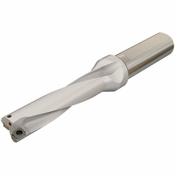 Iscar - 60mm Max Drill Depth, 4xD, 15mm Diam, Indexable Insert Drill - 2 Inserts, 20mm Shank Diam, Whistle Notch Shank - Exact Tool & Supply