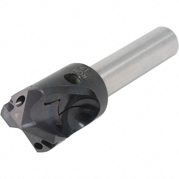 Iscar - 10mm Shank Diam, 65mm OAL, Replaceable Tip Drill - IDK, IDM, IDN, IDP Insert, 18 Seat Size, DSM-RGH Toolholder, Series ChamDrillJet - Exact Tool & Supply