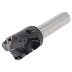 Iscar - 10mm Shank Diam, 65mm OAL, Replaceable Tip Drill - IDK, IDM, IDN, IDP Insert, 11 Seat Size, DSM-RGH Toolholder, Series ChamDrillJet - Exact Tool & Supply