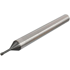 Iscar - M8x1.25 ISO, 0.2343" Cutting Diam, 3 Flute, Solid Carbide Helical Flute Thread Mill - Internal Thread, 18mm LOC, 58mm OAL, 6mm Shank Diam - Exact Tool & Supply