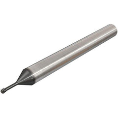 Iscar - M3x0.50 ISO, 0.0925" Cutting Diam, 3 Flute, Solid Carbide Helical Flute Thread Mill - Internal Thread, 6.5mm LOC, 58mm OAL, 6mm Shank Diam - Exact Tool & Supply