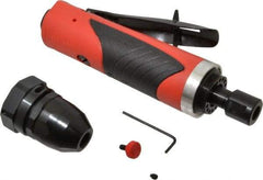 Sioux Tools - 1/4 Inch Collet, 1 hp, 25,000 RPM Template Nose - 1/4 NPT Inlet, 78 dBA Noise Level, 6.2 bar Air Pressure, 14.16 LPS - Exact Tool & Supply