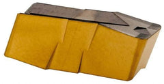 Iscar - 500E080GIP Grade IC808, 5mm Cutting Width Carbide Grooving Insert - 13mm Max Depth of Cut, Neutral, 0.8mm Corner Radius, TiAlN Finish - Exact Tool & Supply