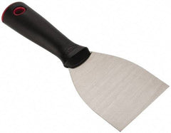 Hyde Tools - 3" Wide Carbon Steel Taping Knife - Flexible, Polypropylene Handle - Exact Tool & Supply