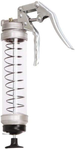 PRO-LUBE - 5,000 Max psi, Flexible & Rigid Pistol Grease Gun - 14 oz (Cartridge) Capacity, 1/8 Thread Outlet, 40 Strokes per 0.07 oz, Bulk, Cartridge & Suction Fill - Exact Tool & Supply
