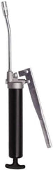 PRO-LUBE - 6,000 Max psi, Rigid Lever Grease Gun - 3 oz (Cartridge) Capacity, 1/8 Thread Outlet, 40 Strokes per 0.08 oz, Bulk, Cartridge & Suction Fill, Includes 4 Jaw Coupler with Ball Check - Exact Tool & Supply