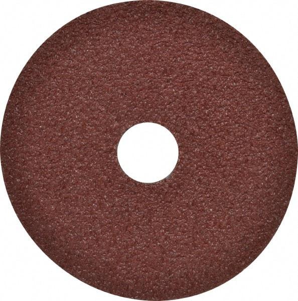DeWALT - 4-1/2" Diam 7/8" Hole 36 Grit Fiber Disc - Aluminum Oxide, 13,300 Max RPM - Exact Tool & Supply