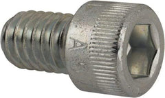Made in USA - 5/16-18 UNC Hex Socket Drive, Socket Cap Screw - Alloy Steel, Zinc-Plated Finish, Fully Threaded, 1/2" Length Under Head - Exact Tool & Supply