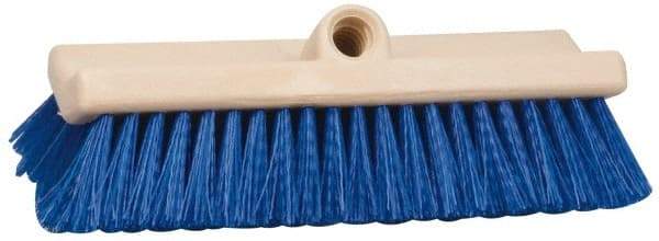 PRO-SOURCE - Polypropylene Scrub Brush - 10" OAL, Blue - Exact Tool & Supply