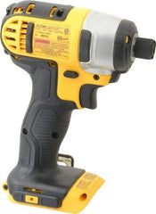 DeWALT - 20 Volt, 1/4" Drive, 117 Ft/Lb Torque, Cordless Impact Driver - Pistol Grip Handle, 2800 RPM, Lithium-Ion, Bare Tool - Exact Tool & Supply