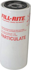 Tuthill - 1 Inlet Size, 3-5/8 Outlet Size, 18 GPM, Pump Filter - 8-1/2 Long, 10 Micron Mesh, Cast Iron - Exact Tool & Supply