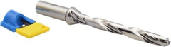 Iscar - 0.591" to 5/8" Diam, 8xD, 4.72" Max Depth, 3/4" Shank Diam, 7.63" OAL, Replaceable-Tip Drill - FCP, ICK, ICK-2M, ICM, ICN, ICP, iCP-2M Insert, 15 Seat Size, 45488194 Toolholder, Series SumoCham - Exact Tool & Supply