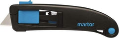 Martor USA - Retractable Utility Knife - 3/4" Blade, Polycarbonate Handle, 1 Blade Included - Exact Tool & Supply