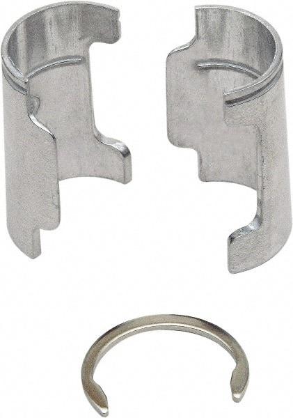 Quantum Storage - Open Shelving Accessory/Component - Aluminum, Aluminum Finish, Use with Wire Shelving Units - Exact Tool & Supply