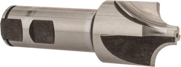 Keo - 3/8" Radius, 1-1/4" Mill Diam, 4 Flute Cobalt Corner Rounding End Mill - Single End, Uncoated, 3/8" Tip Diam, 3-3/4" OAL, 7/8" Shank Diam - Exact Tool & Supply